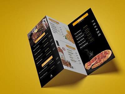 Menu brochure