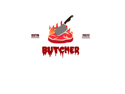 Butcher | Logo adobe photoshop graphic design iilustrator logo