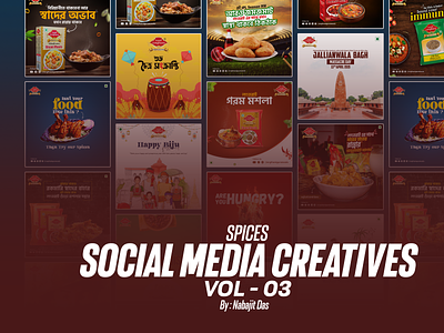 Spices Social Media Creatives branding graphic design illustration logo social media