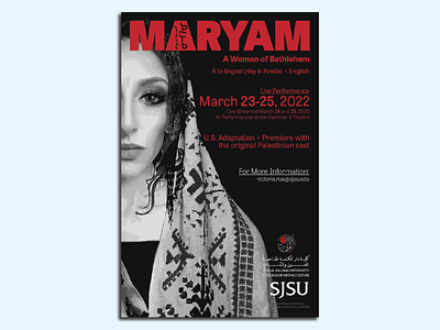 Maryam: A Woman of Bethlehem adobe illustrator advertising brand identity branding design typography