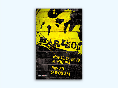 Marisol: Conceptual Theatre Poster adobe illustrator advertising brand identity branding design typography