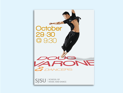 Doug Varone and Dancers: Conceptual Poster Campaign adobe illustrator advertising brand identity branding dance dancing design typography