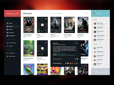 2. Movie Service UI app application apps i need flat icon icons movie simple social sweden ui user interface