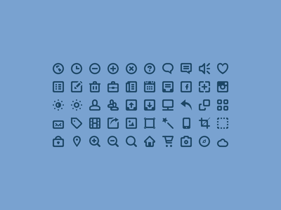 Fifty Shades of Icons