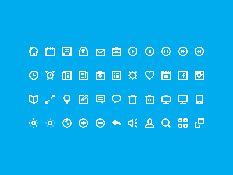 44 Shades of Free Icons design icons freebie psd icon flat sweden set