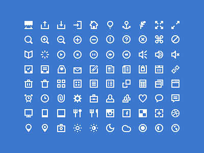 80 Shades of White Icons freebie icon icons psd set social web