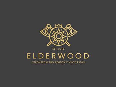 Elderwood logotype brand logo logotype mark wood