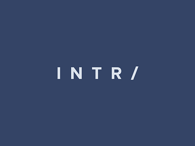 Introvert brand color logo logotype mark swiss