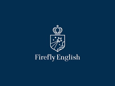 Firefly English School brand coat logo logotype mark star