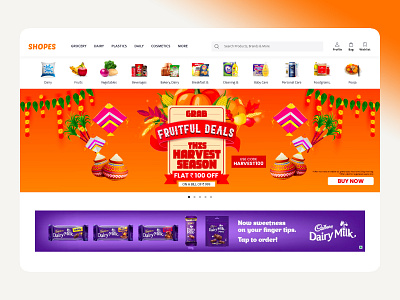 Shopes Page New design amptus ecommerce homepage online shop responsive sharma shopes shopping simple strap sumit ui ux