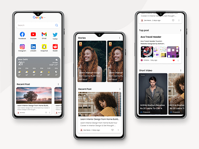 Google App Redesign Concept