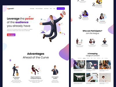 Asgrowth Home Page Design