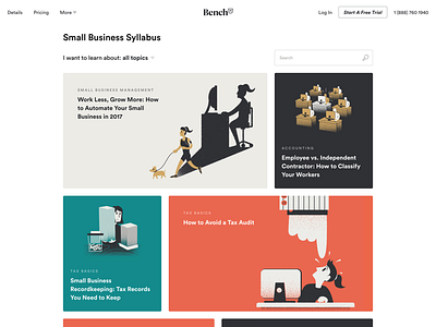 Small Business Syllabus articles blog business content illustrations resources