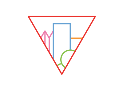 Colourful version of city data logo