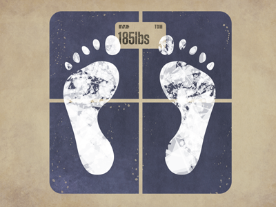 Bathroom Scales blue texture feet scales bathroomscales illustration
