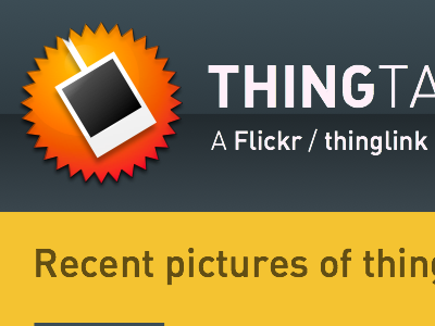Thingtagging logo din icon image logo orange site