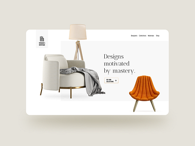 Branding and Web Design for furniture brand HH