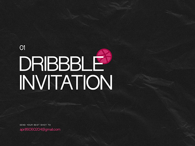 Dribbble Invitation! dribbble invitation new