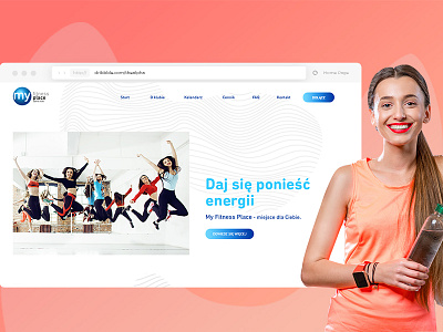 MyFitnessPlace - Landing page cover home home page landing landing page new page teaser