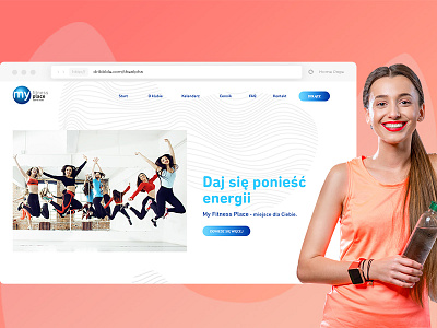 MyFitnessPlace - Landing page