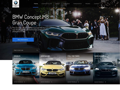 BMW Redesign bmw concept idea new redesign training try ui workflow