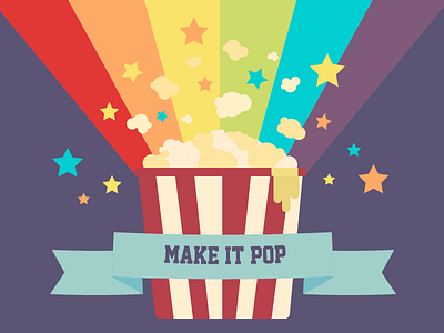 Make It Pop illustration illustrator pop