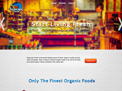 Organic foods site