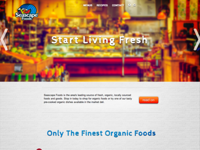 Organic foods site buttons food home icons organic web website
