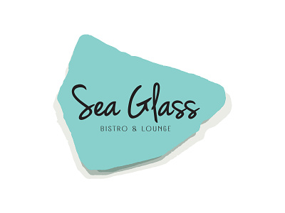 Sea Glass logo bistro logo lounge ocean restaurant sea glass