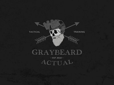 Logo Shot Dark arrow arrows beard helmet logo military night vision nods quad nods skull tactical