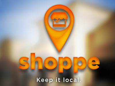 Shoppe icon illustration logo website