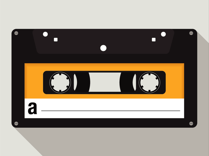 Cassettetape Animated Loader animation app loader music musical ui ux