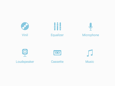 Record Icons Blue cleveroad icon ios logo