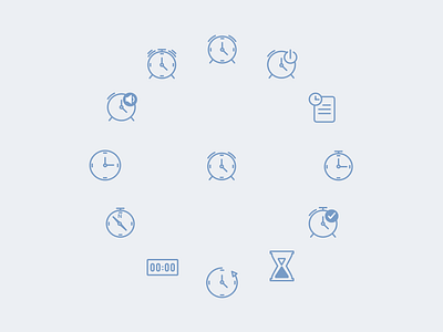 Clock Icons