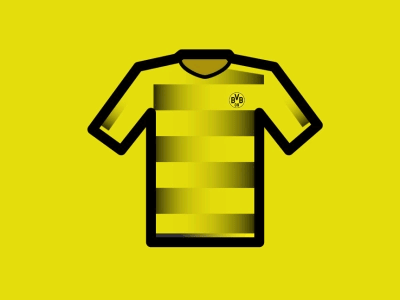 Borussia Dortmund animation borussia bundesliga dortmund football illustration motion puma shirt