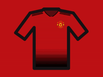 Manchester United 18/19 adidas animation borussia branding design football illustration logo manchester manchester united motion pogba soccer tshirt typography vector