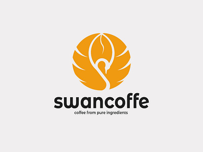 SwancoffeeLogo coffee design designer illustration logo logobrand logocoffee logodesign logodesigner logos logotype vector