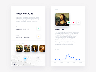 Le Louvre App app joconde louvre mona lisa museum paris ui