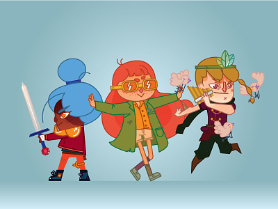 Rainbowfriends actionshot characterdesign illustration prince researcher warrior