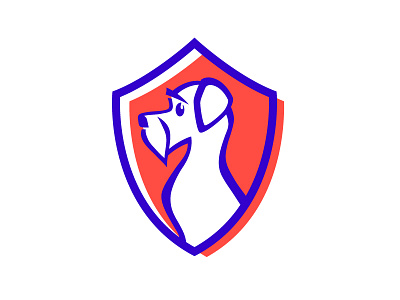 Charlie Guard charlie dog guard icon logo office office dog puppy security shield