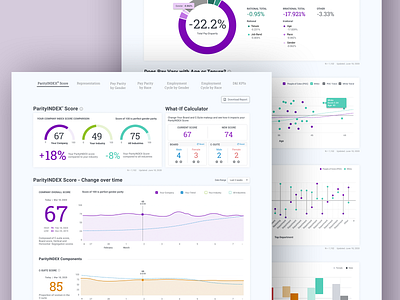 HR Gender and Racial composition charts and dashboard analytics dashboard analytics design dashboard design dashboard ui information design ui ux ux design