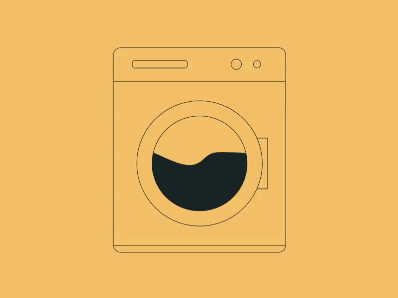 Washing Machine after effects gif illustrator loop machine washing