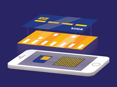 Visa EMV Chip Illustration