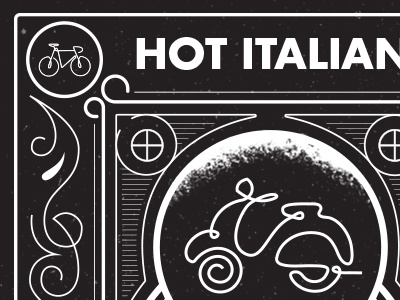 Hot Italian Playing Cards detail icons texture
