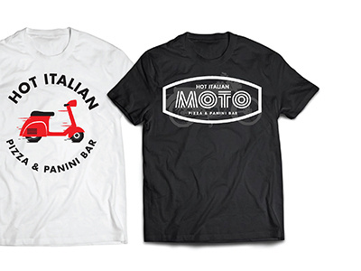 Pizza Shop Shirts italian motorcycle pizza scooter