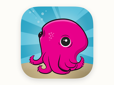 Stubby Squid Appicon app icon edtech education app squid stubbysquid
