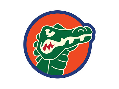 Gator aligator brand design doodle florida gator illustration logo vector