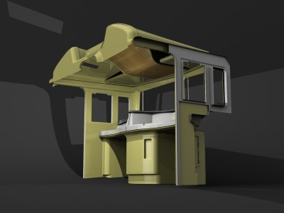Train interior - concept 3d concept interior render train