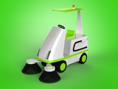 Hoover 3d car cleaner green hoover render