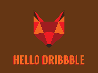 My Debut animal debut first fox low lowpoly poly